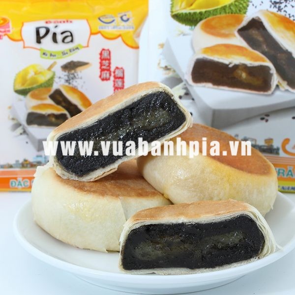 Bánh pía chay mè đen Tân Huê Viên 400gr