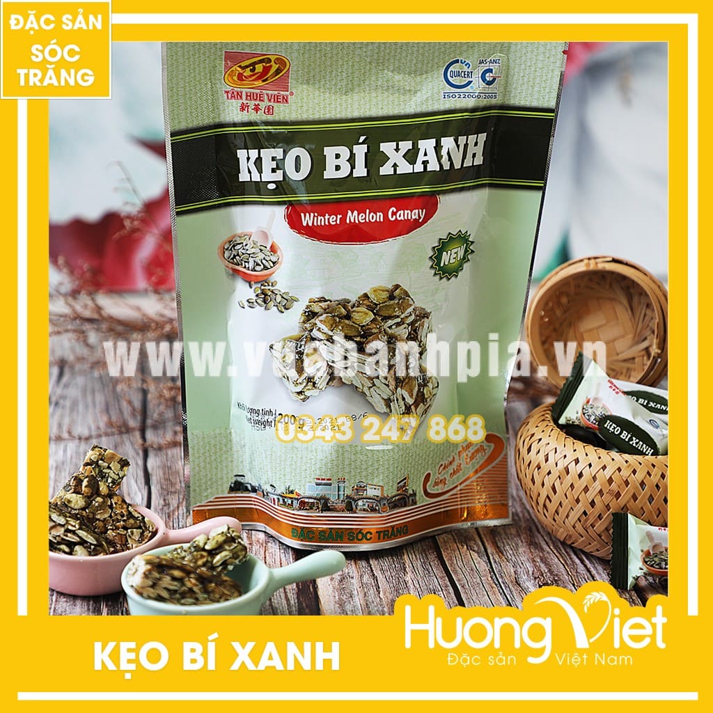 Kẹo bí xanh Tân Huê Viên 200gr Kẹo bí xanh Tân Huê Viên 200gr
