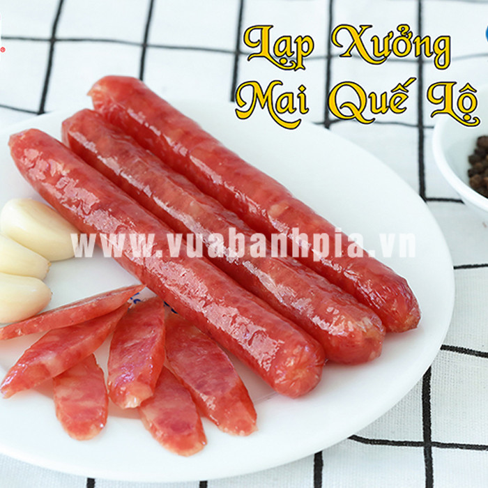 Lạp xưởng nạc Tân Huê Viên 500gr Lạp xưởng nạc Tân Huê Viên 500gr