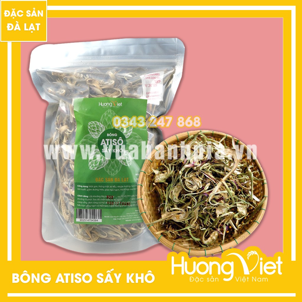 Bông atiso Đà Lạt sấy khô 200gr Bông atiso Đà Lạt sấy khô 200gr